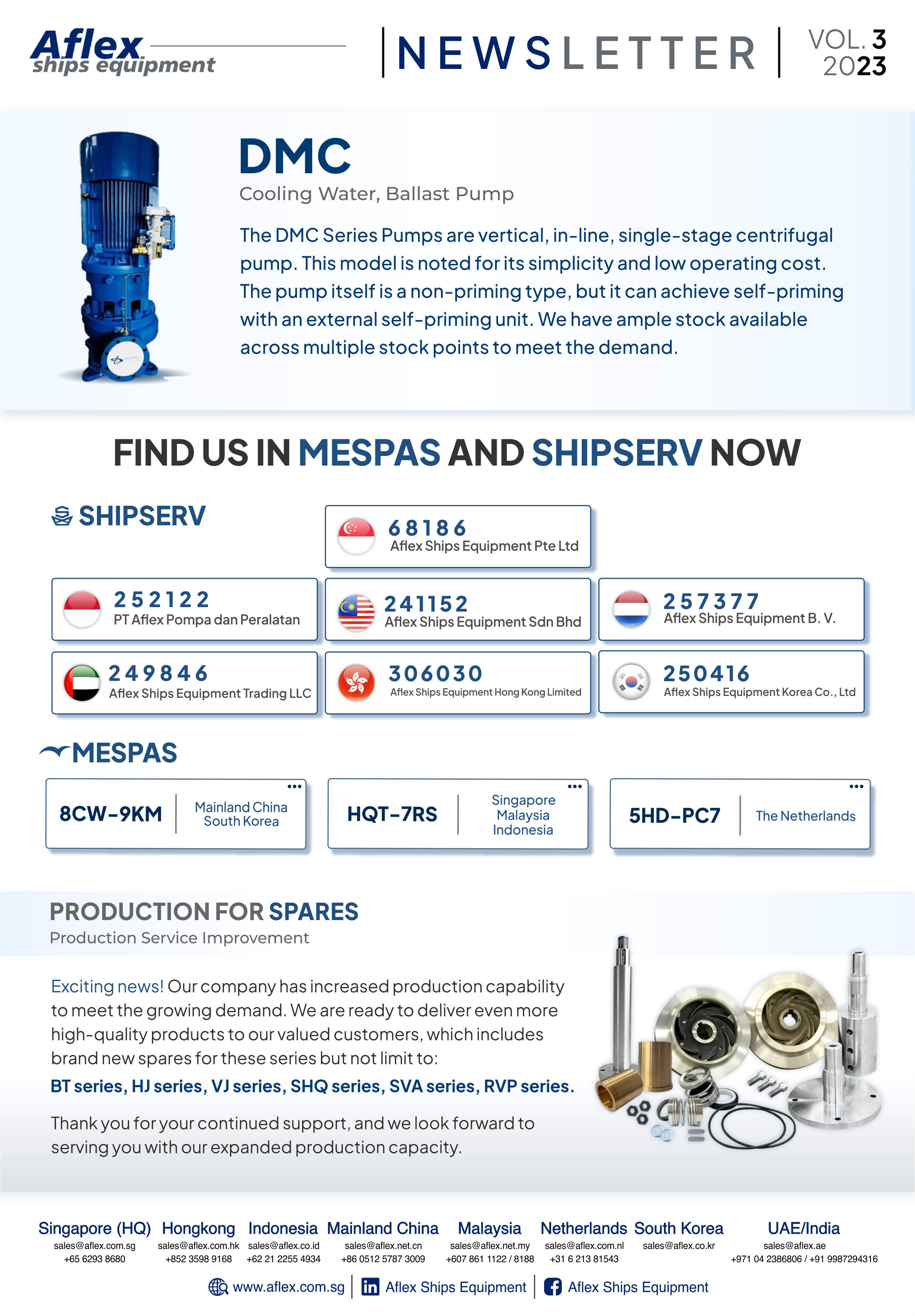 Aflex Newsletter 2023 Vol.3